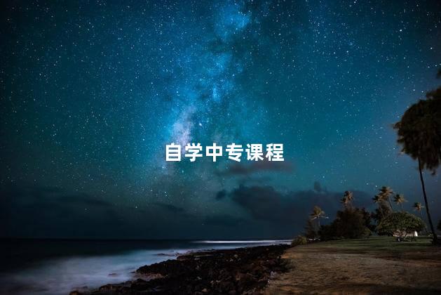 自学中专课程
